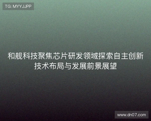 和舰科技聚焦芯片研发领域探索自主创新技术布局与发展前景展望